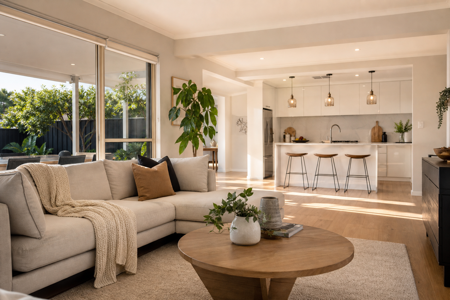 Bright clean Adelaide home prepared for support cleaning